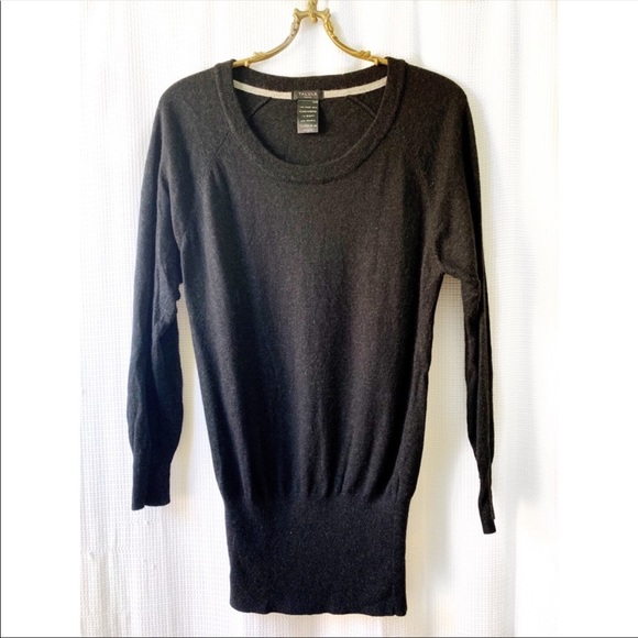 Talula charcoal sweater tunic
